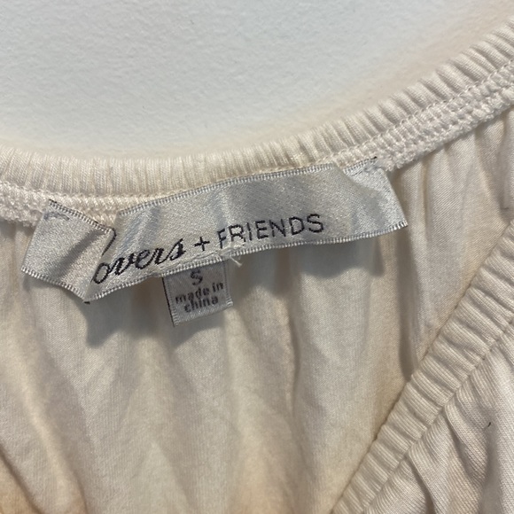 Lovers and Friends cream crop top. - Picture 2 of 4